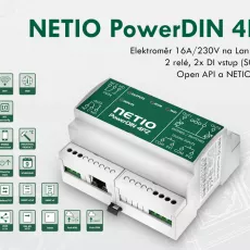 Netio PowerDIN 4PZ - chytrý elektroměr