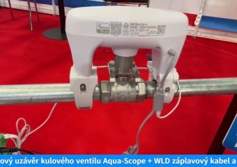 Video Dálkový uzávěr kulového ventilu Aqua-Scope