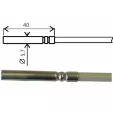 Teplotní sonda Pt1000TGL40/C, konektor CINCH, kabel 1m - Comet SN185C