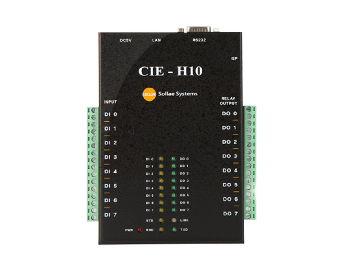 Ethernetový převodník se vstupy/výstupy Sollae - CIE-H10 - RS232