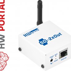 SDsenzor-2x Out - Řídící jednotka s 2x DI relé výstupy pro HWPortal
