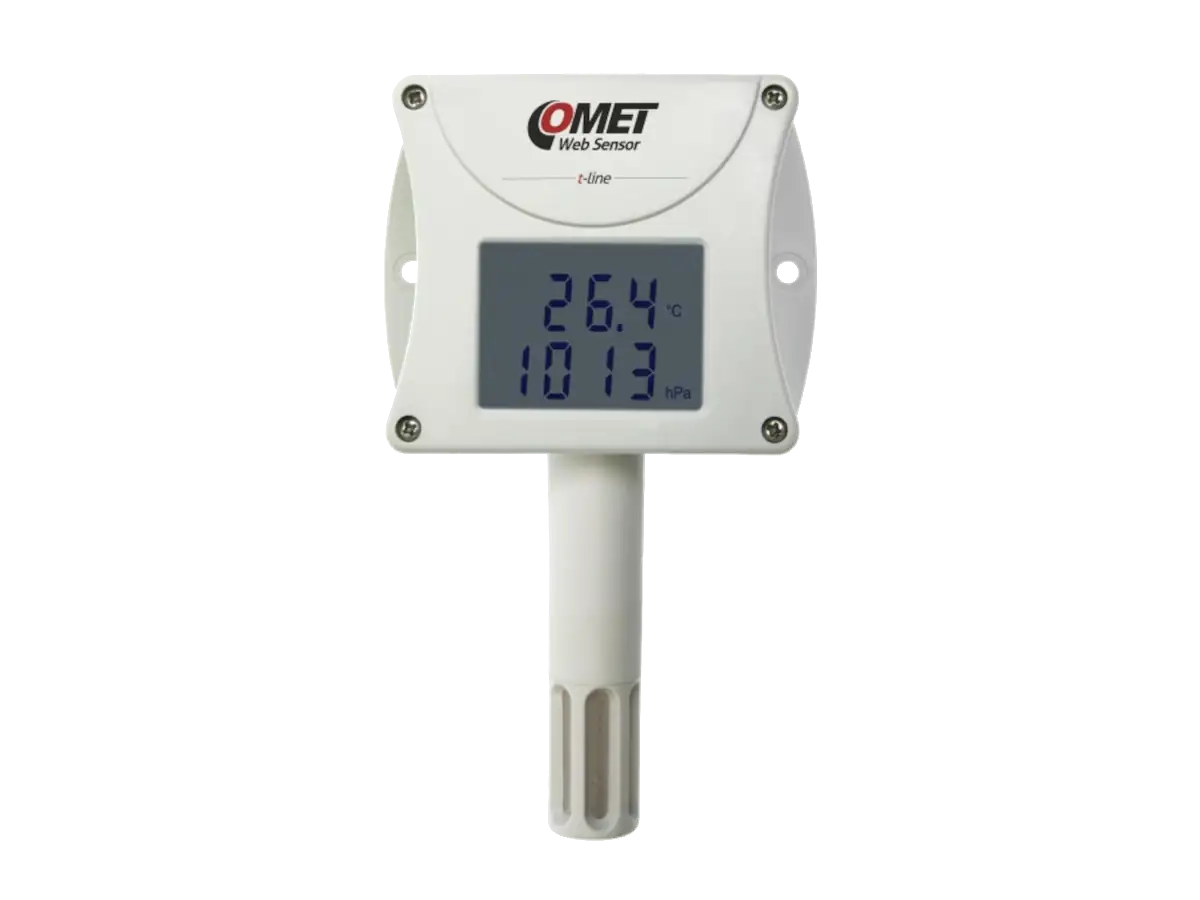 Web Sensor Comet T7510 - senzory teploty, relativní vlhkosti a tlaku s výstupem Ethernet