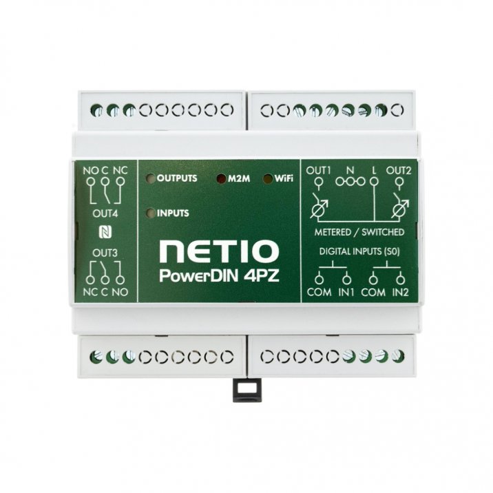 Chytrý elektroměr 230V/16A - NETIO PowerDIN 4Pz