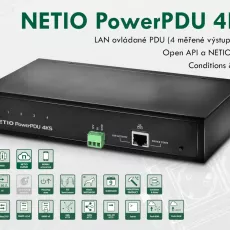 NETIO PowerPDU 4KS - chytré PDU s měřením spotřeby
