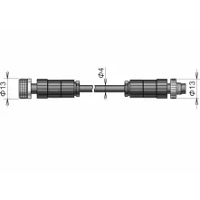 Prodlužovací vedení pro sondy DIGI/E, 1m - Comet SDP001-1