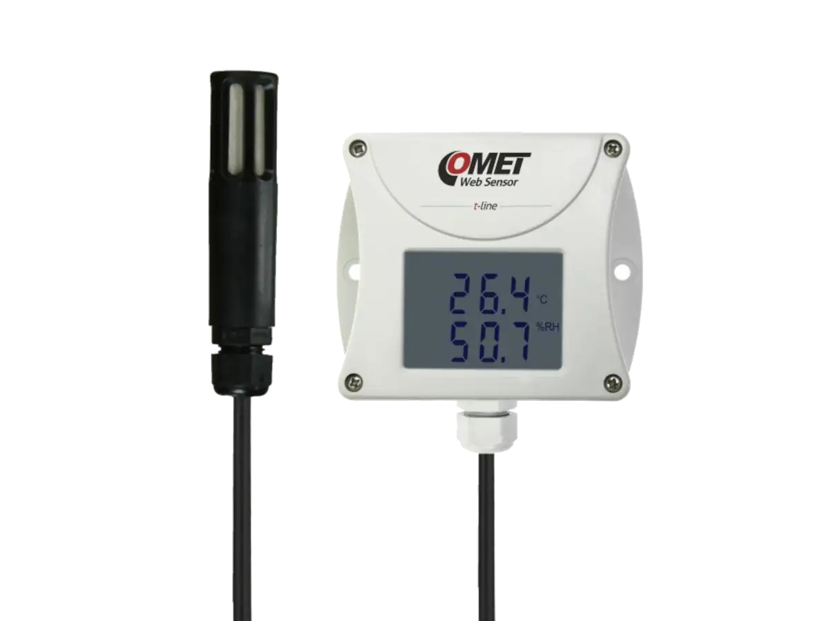 Web Sensor Comet T7511 - snímač teploty, vlhkosti a barometrického tlaku s výstupem Ethernet