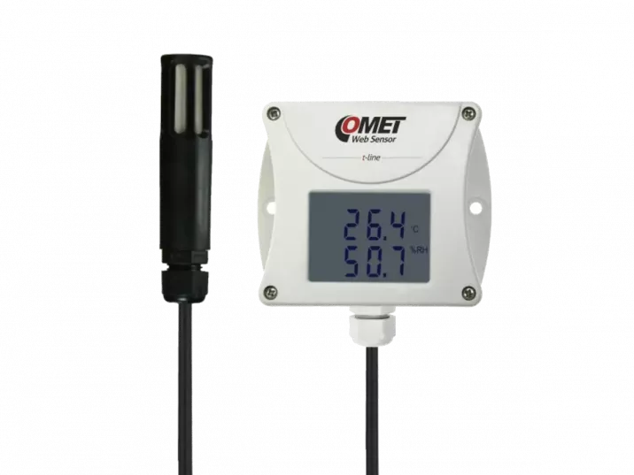 Web Sensor Comet T7511 - snímač teploty, vlhkosti a barometrického tlaku s výstupem Ethernet