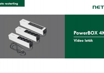 Video NETIO PowerBOX 4KE - chytrá zásuvka s měřením spotřeby