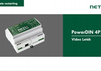 Video NETIO PowerDIN 4Pz - Chytrý elektroměr 230V/16A