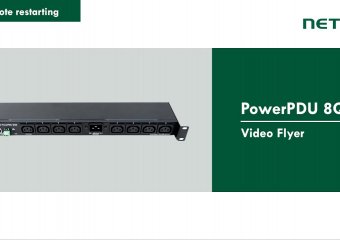 Video NETIO PowerPDU 8QS - PDU s 8x IEC-320 C13 výstupy napájení